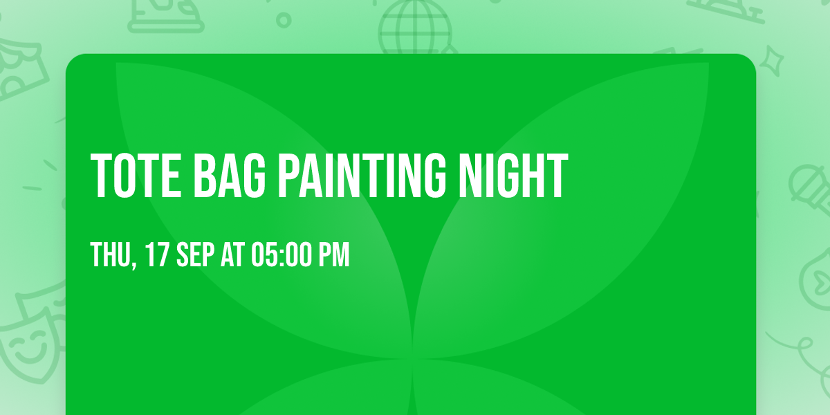 Tote Bag Painting Night