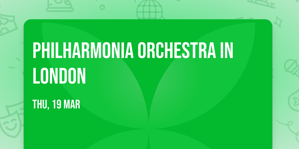 Philharmonia Orchestra in London