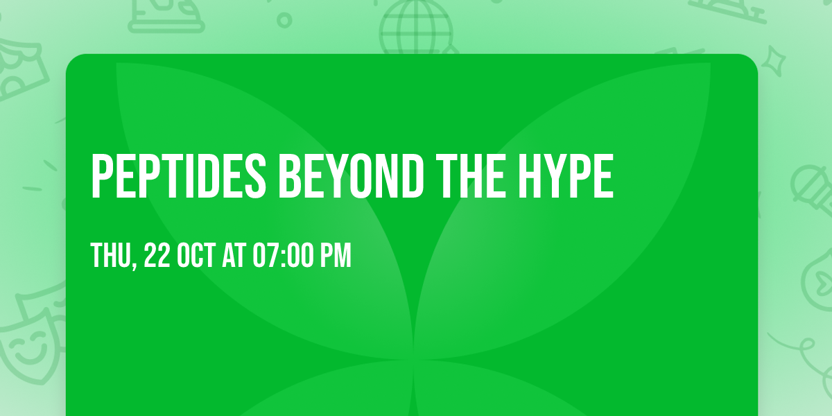 Peptides beyond the hype