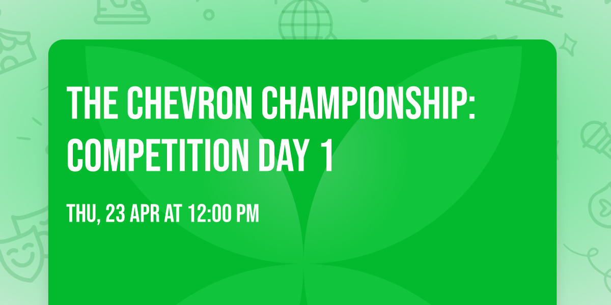 The Chevron Championship: Competition Day 1