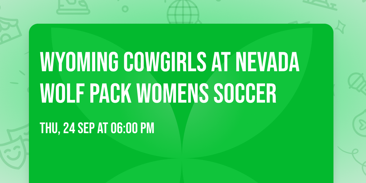 Wyoming Cowgirls at Nevada Wolf Pack Womens Soccer