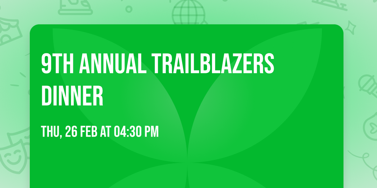 9th Annual Trailblazers Dinner