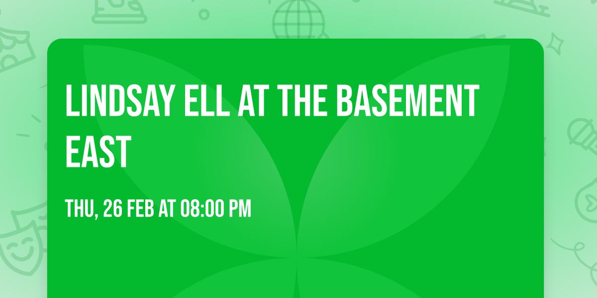 Lindsay Ell at The Basement East