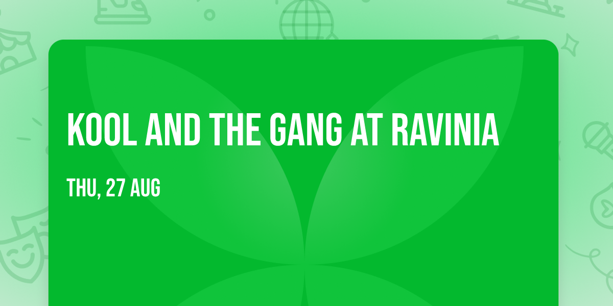 Kool and The Gang at Ravinia