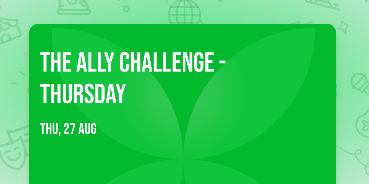 The Ally Challenge - Thursday