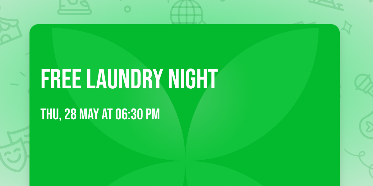 FREE Laundry Night