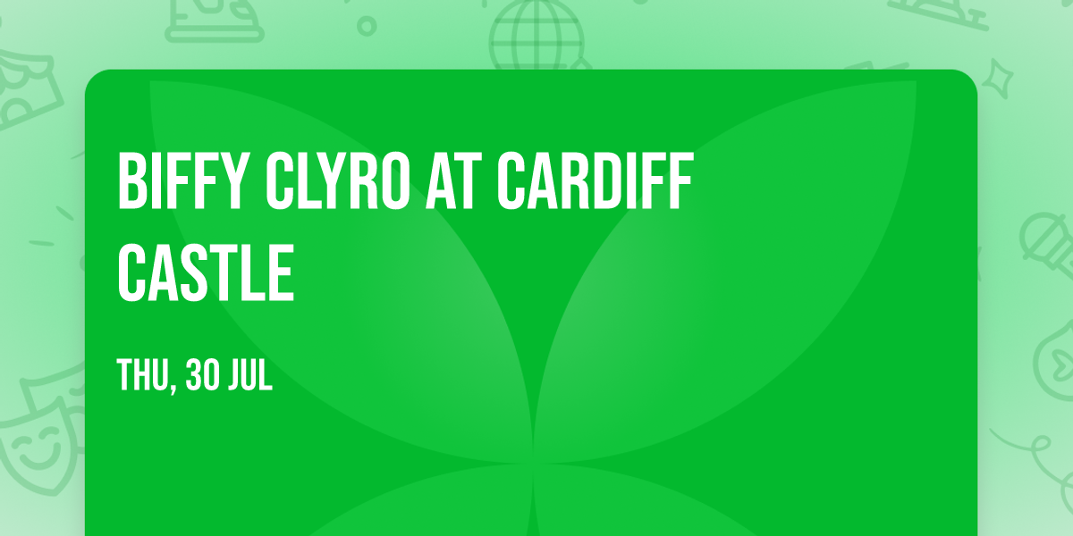 Biffy Clyro at Cardiff Castle