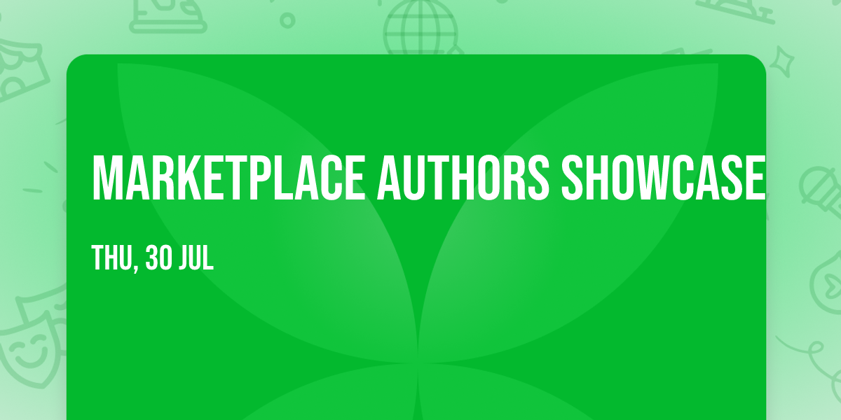 Marketplace Authors Showcase 