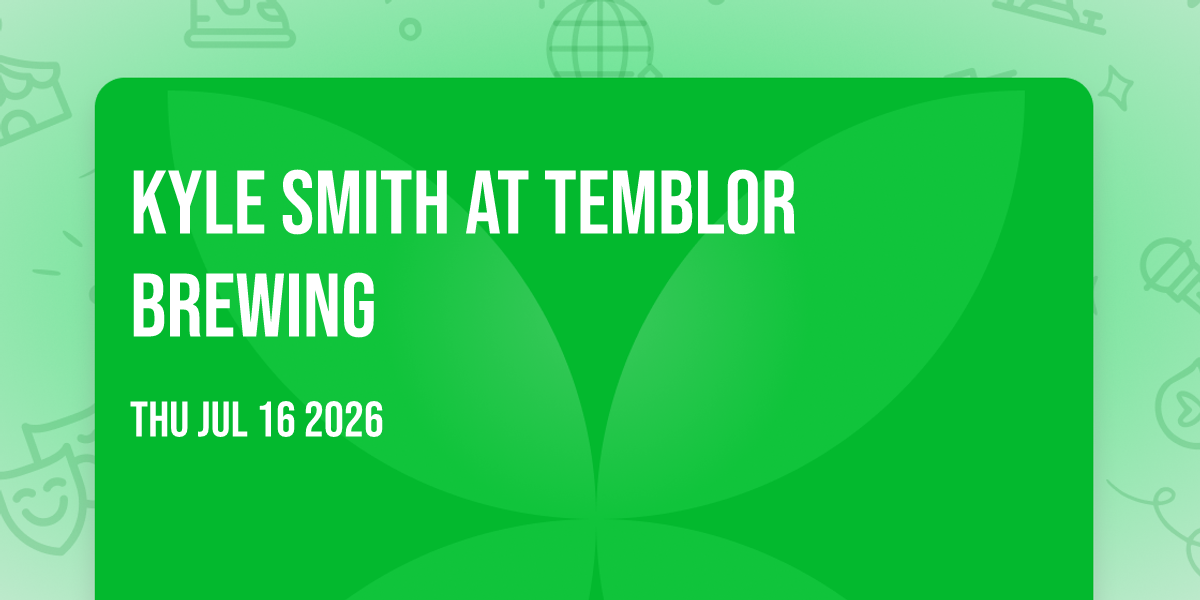Kyle Smith at Temblor Brewing
