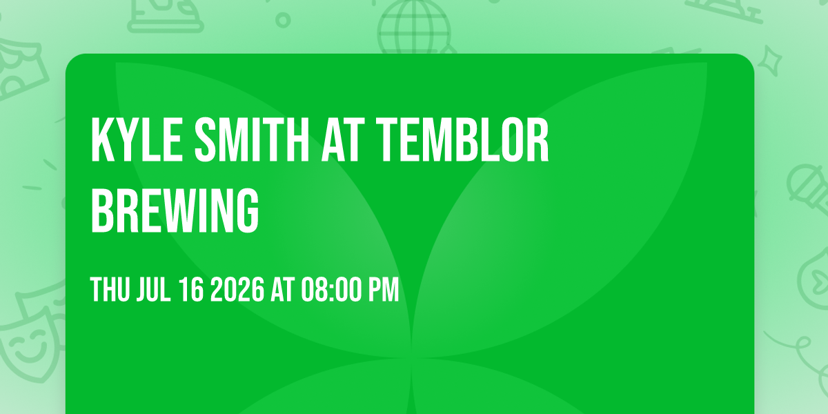 Kyle Smith at Temblor Brewing