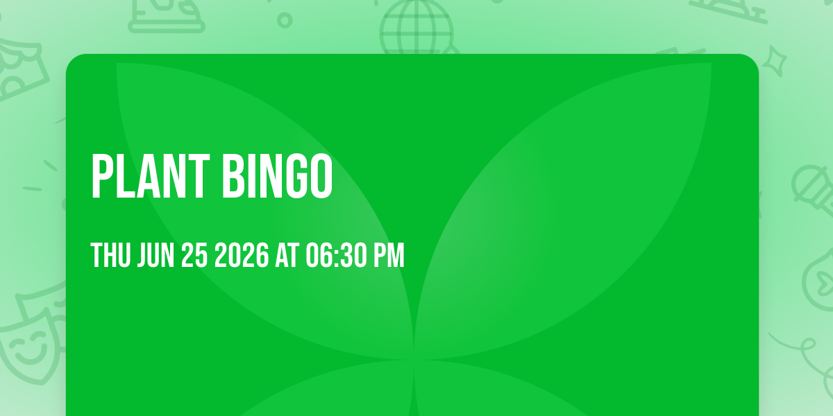 Plant Bingo
