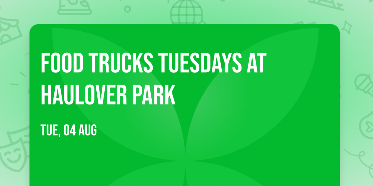 Food Trucks Tuesdays At Haulover Park
