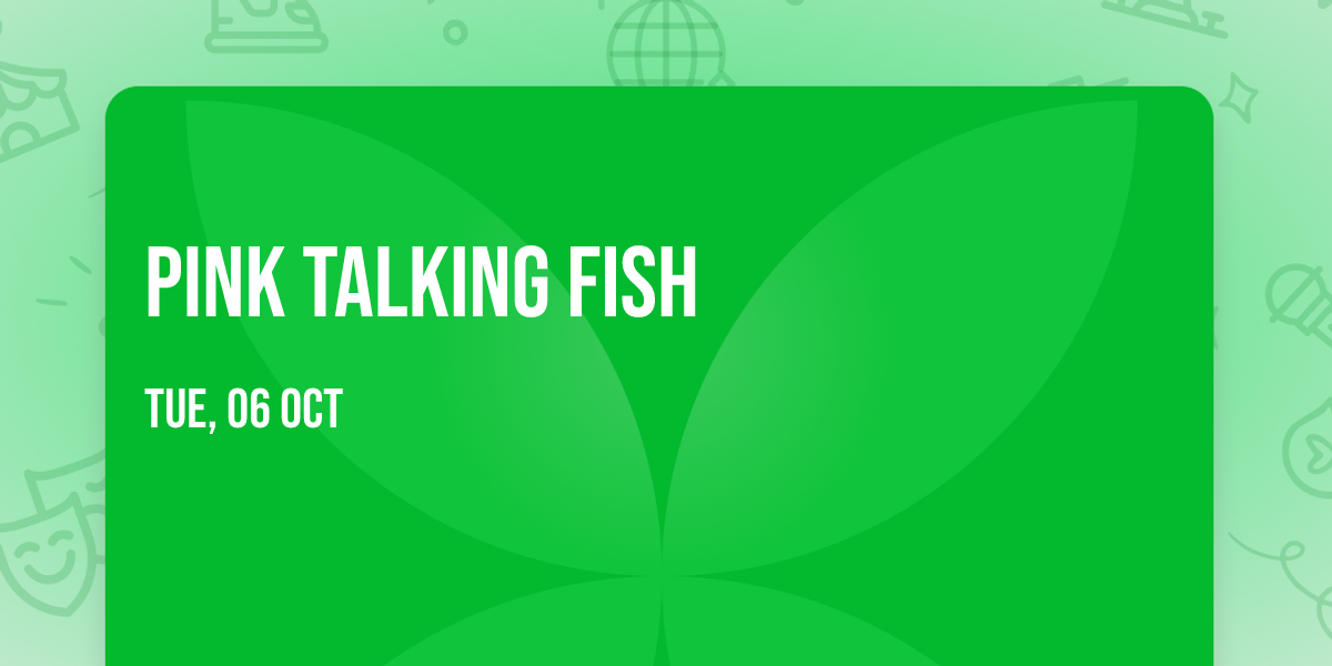 Pink Talking Fish
