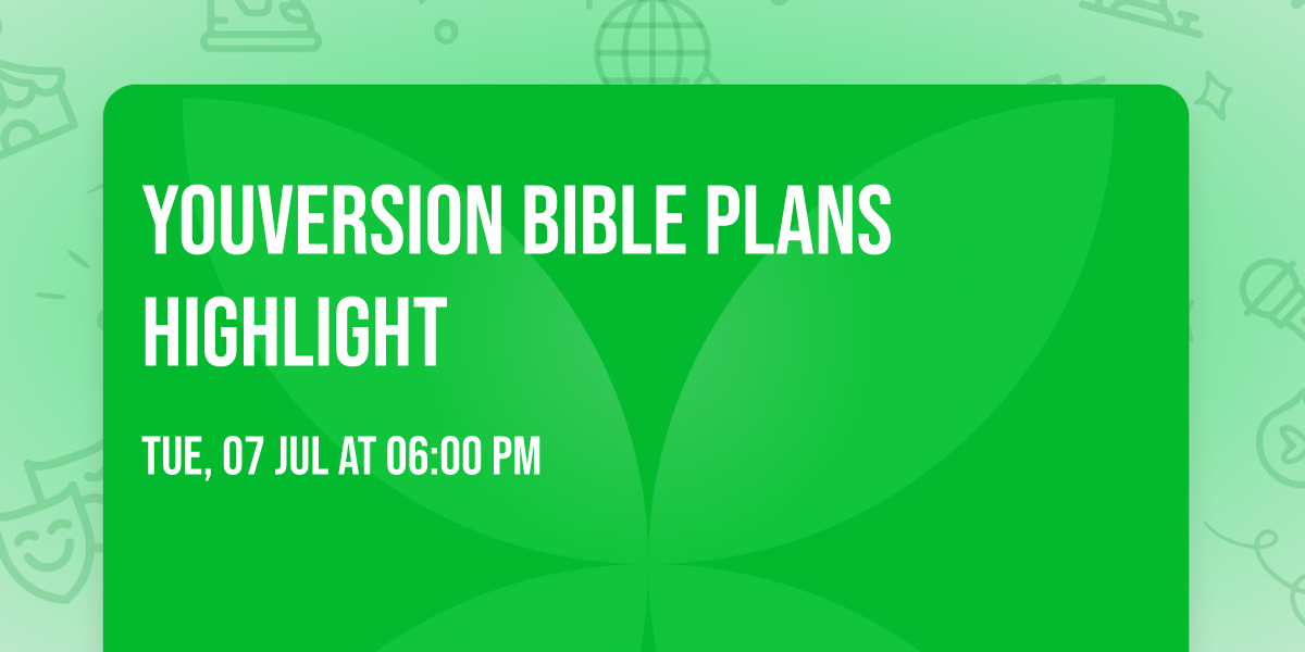 YOUVERSION BIBLE PLANS HIGHLIGHT