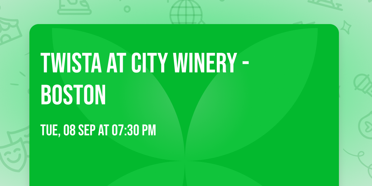 Twista at City Winery - Boston