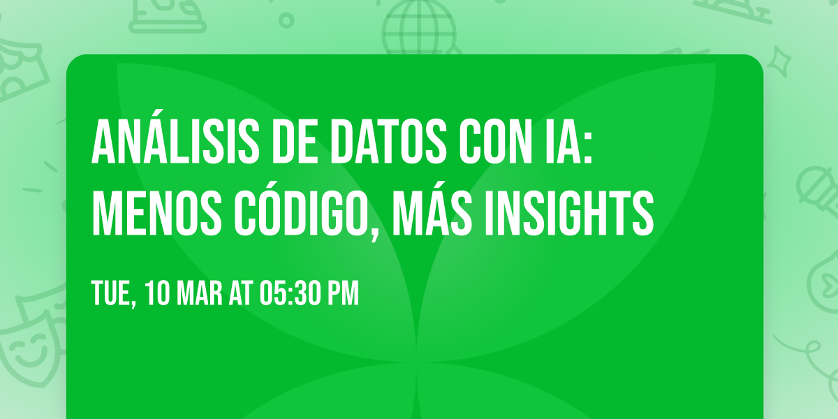 An\u00e1lisis de datos con IA: menos c\u00f3digo, m\u00e1s insights