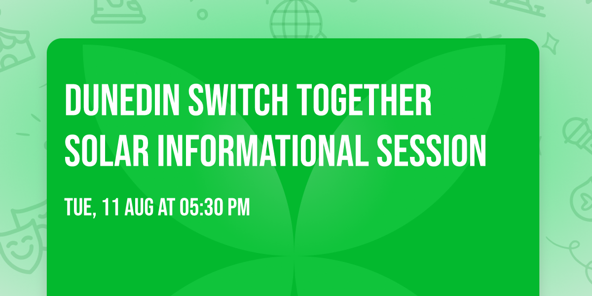 Dunedin Switch Together Solar Informational Session