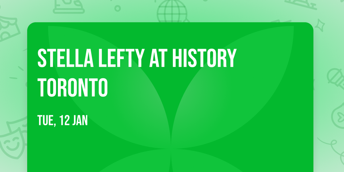 Stella Lefty at History Toronto