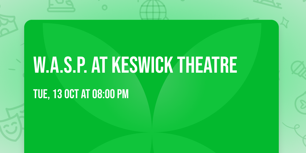 W.A.S.P. at Keswick Theatre