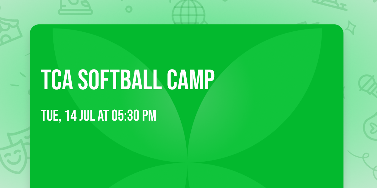 TCA Softball Camp