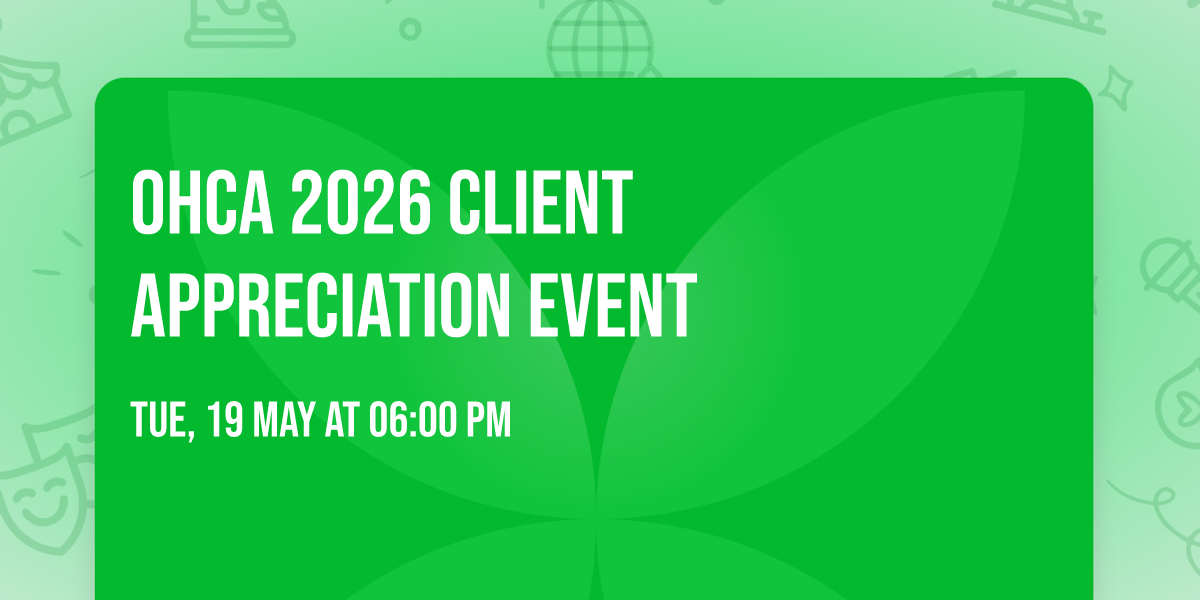 OHCA 2026 Client Appreciation Event