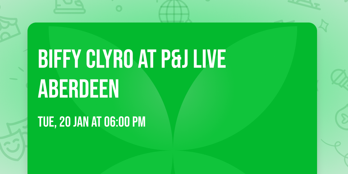 Biffy Clyro at P&J Live Aberdeen