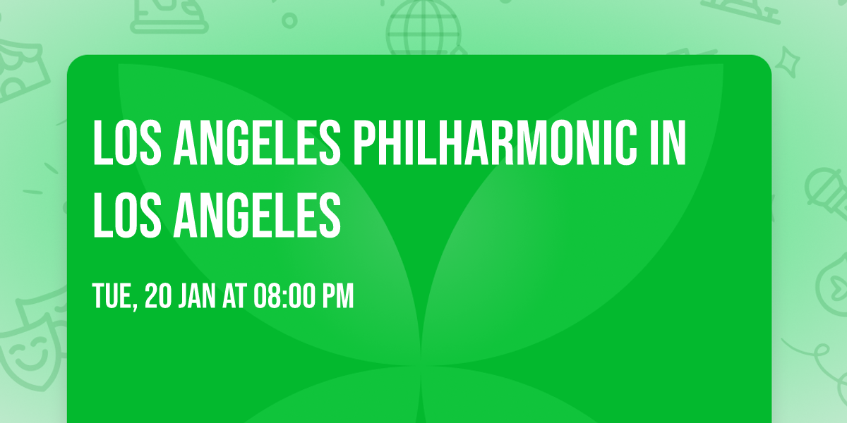 Los Angeles Philharmonic in Los Angeles