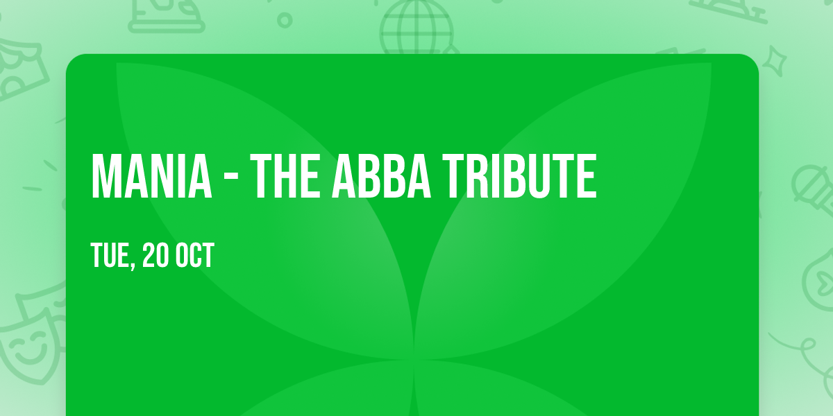 Mania - The Abba Tribute