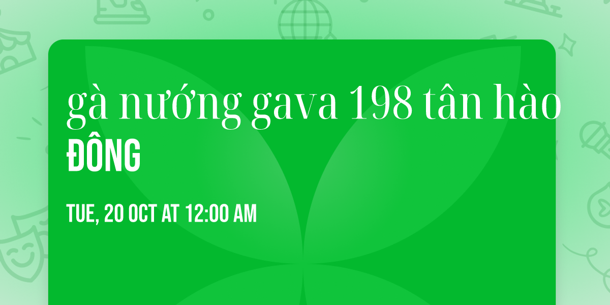 g\u00e0 n\u01b0\u1edbng gava 198 t\u00e2n h\u00e0o \u0111\u00f4ng