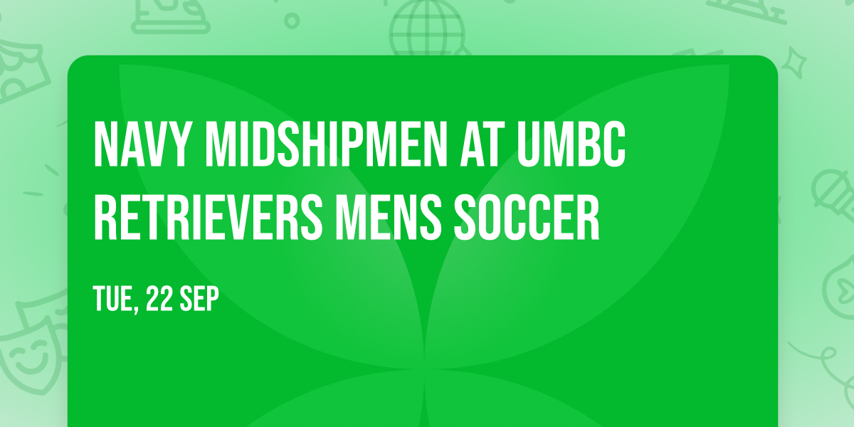 Navy Midshipmen at UMBC Retrievers Mens Soccer