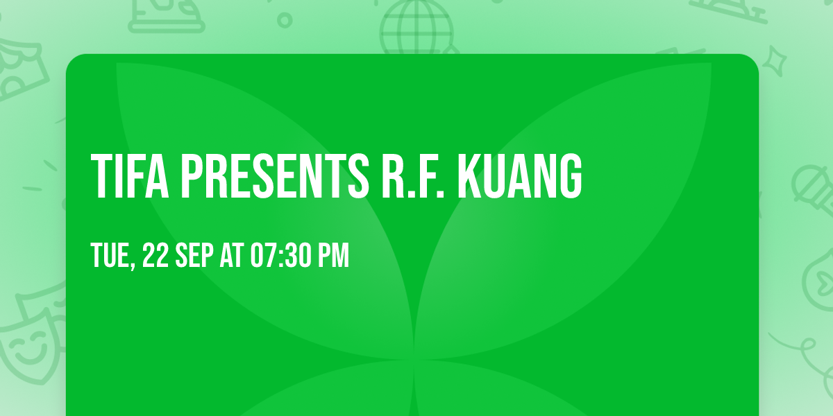 TIFA Presents R.F. Kuang