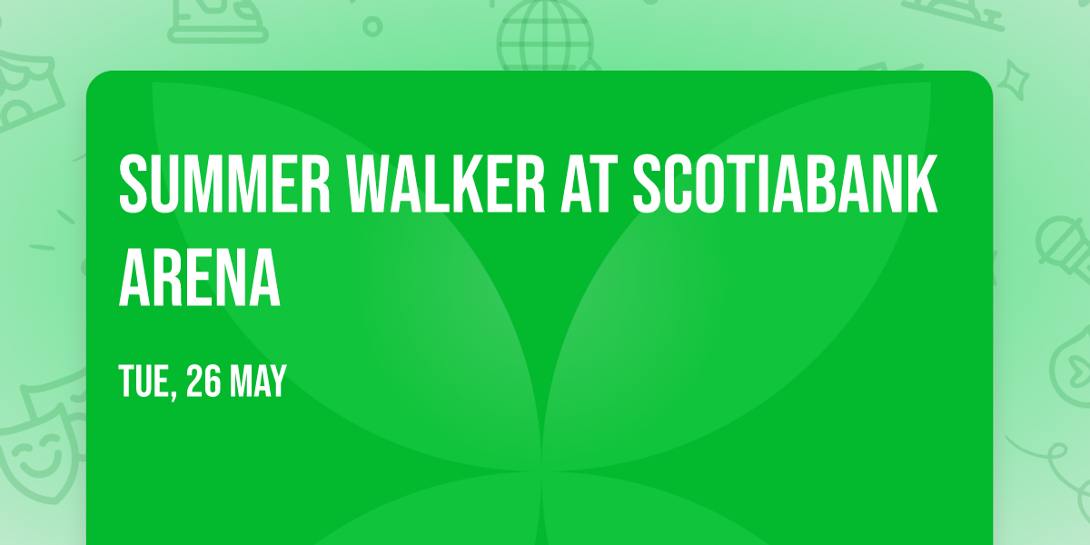 Summer Walker at Scotiabank Arena