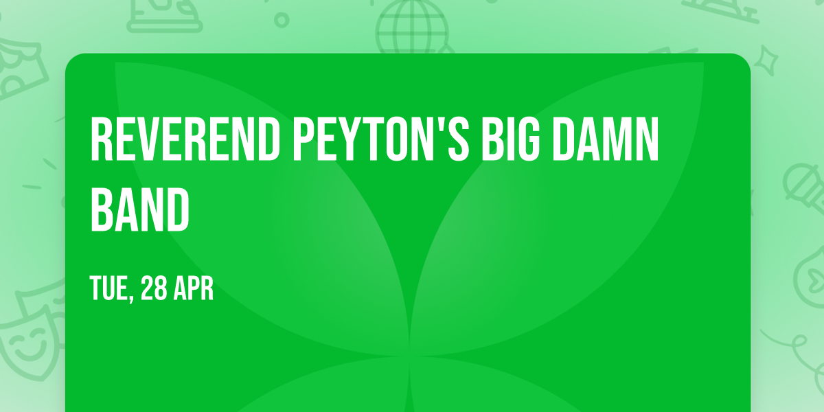 Reverend Peyton's Big Damn Band