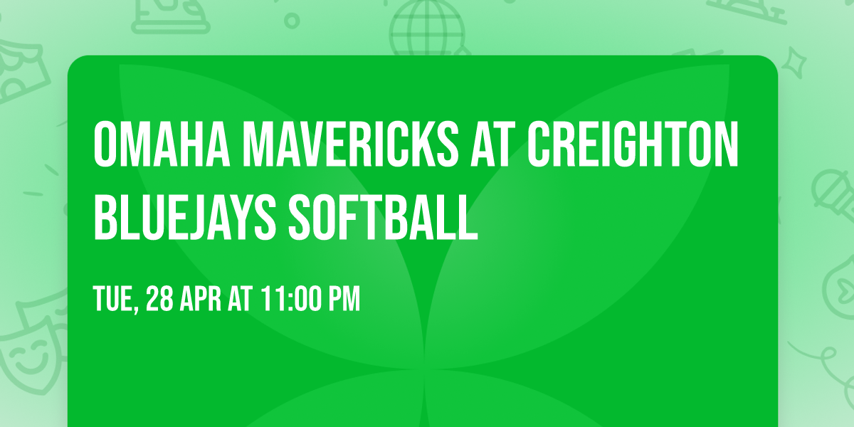 Omaha Mavericks at Creighton Bluejays Softball