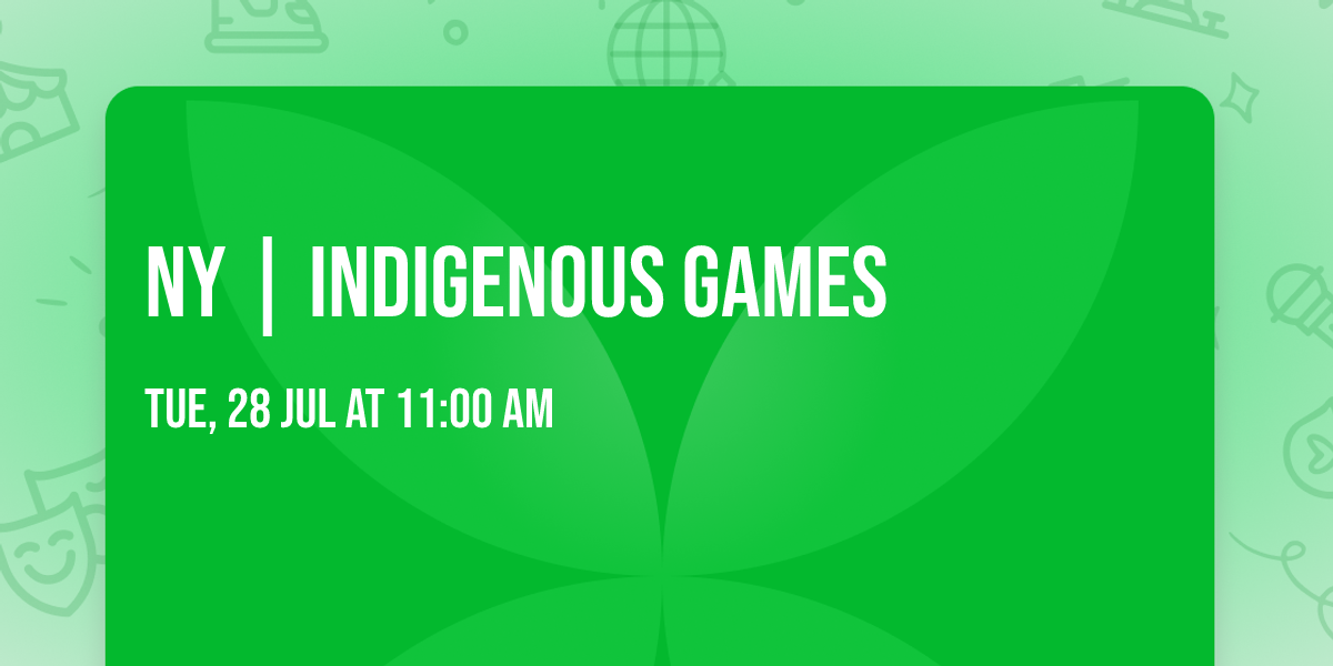 NY | Indigenous Games