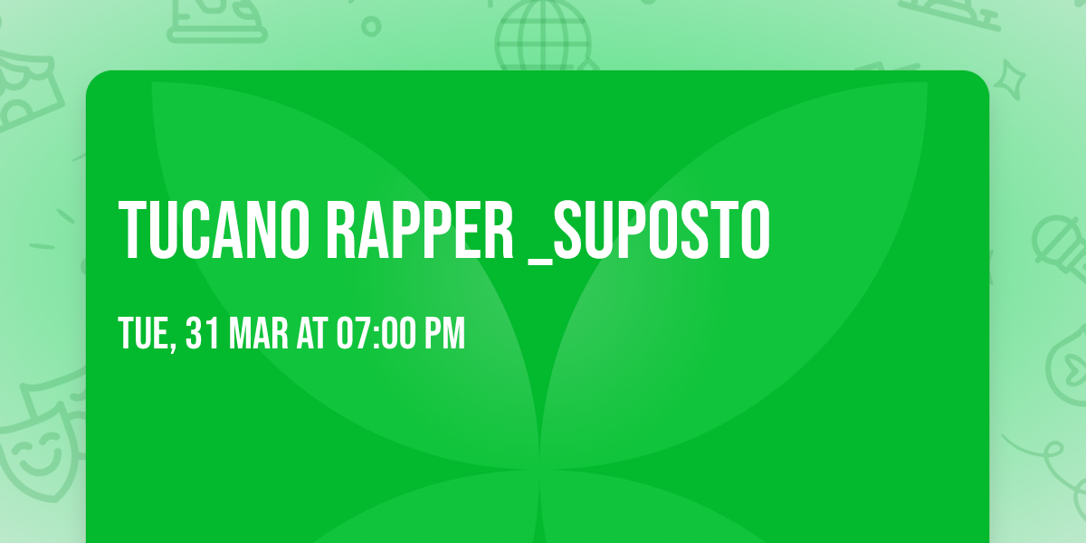 Tucano rapper _Suposto
