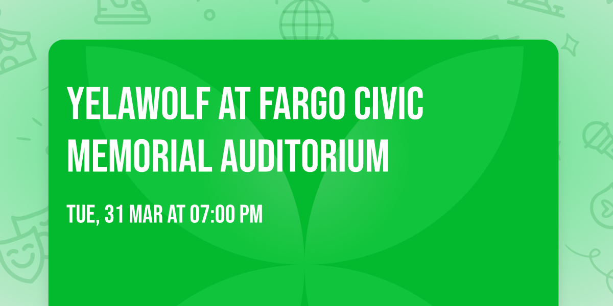 Yelawolf at Fargo Civic Memorial Auditorium