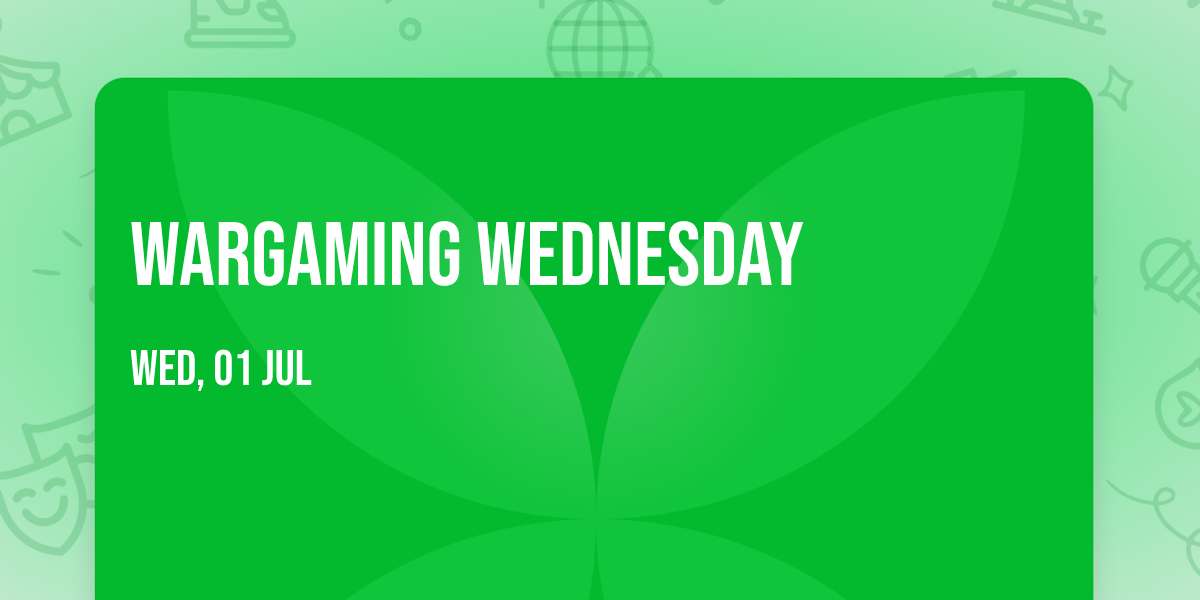 Wargaming Wednesday
