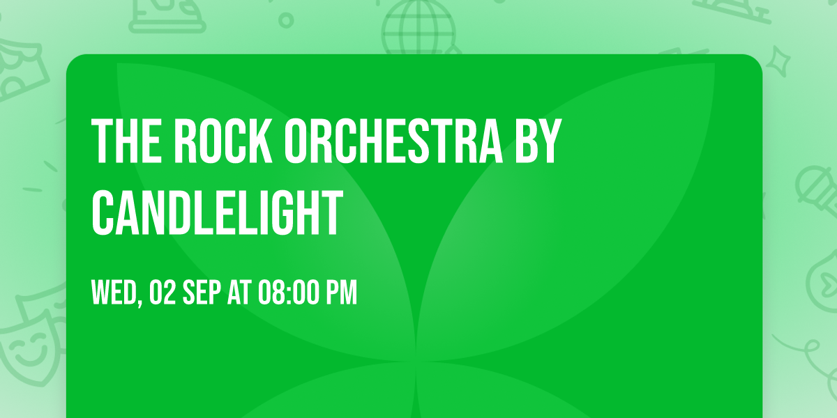 The Rock Orchestra By Candlelight