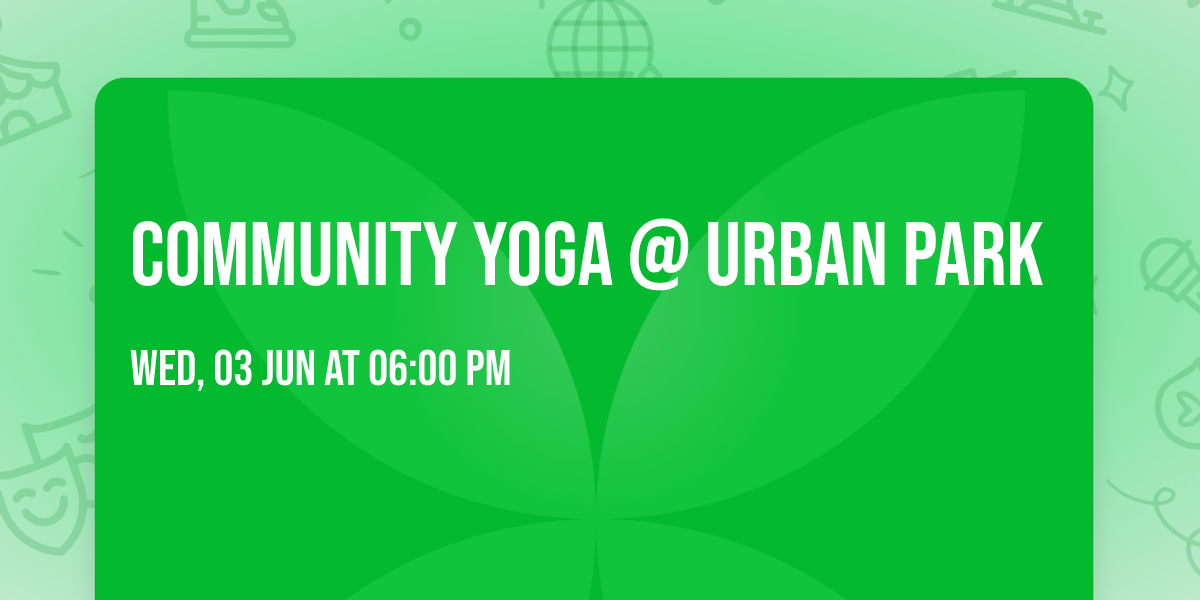 Community Yoga @ Urban Park