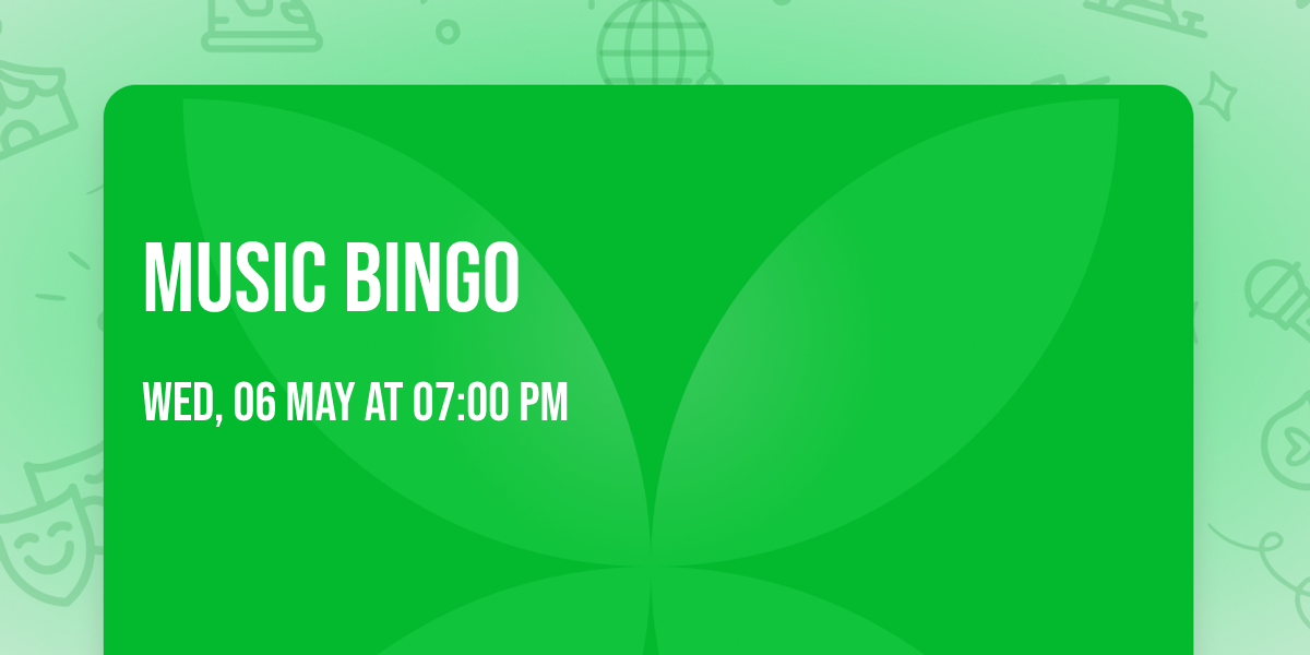 MUSIC BINGO