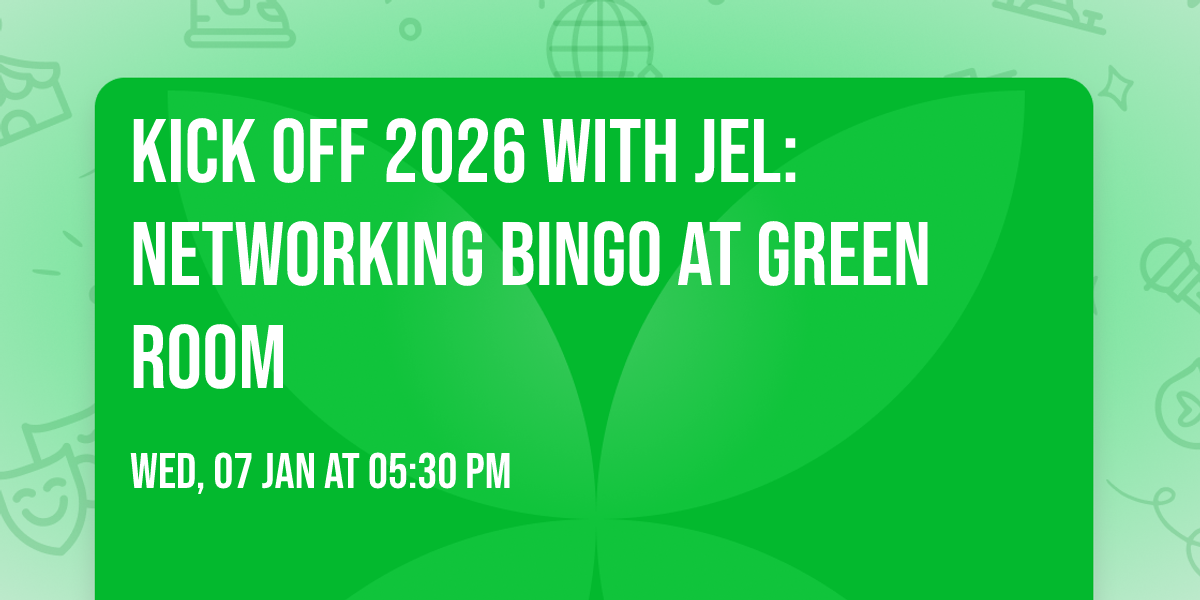 Kick Off 2026 with JEL: Networking Bingo at Green Room