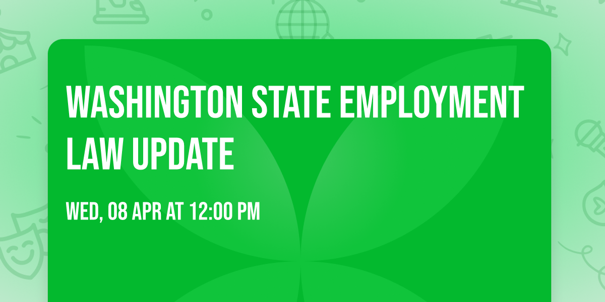 Washington State Employment Law Update