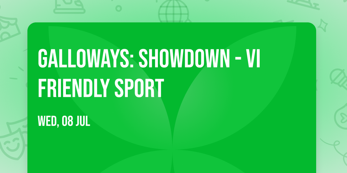 Galloways: Showdown - VI friendly sport