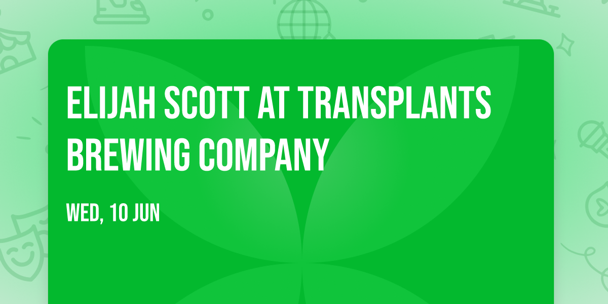 Elijah Scott at Transplants Brewing Company