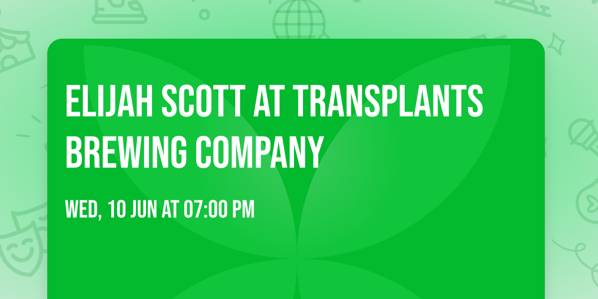 Elijah Scott at Transplants Brewing Company