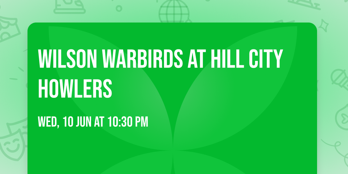 Wilson Warbirds at Hill City Howlers