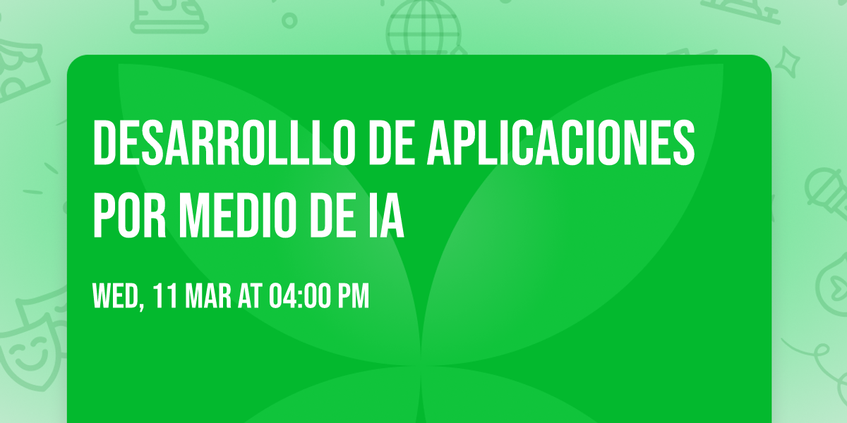 Desarrolllo de aplicaciones por medio de IA