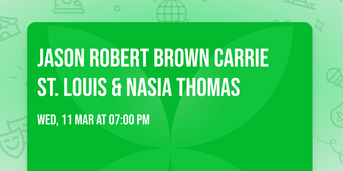 Jason Robert Brown  Carrie St. Louis & Nasia Thomas