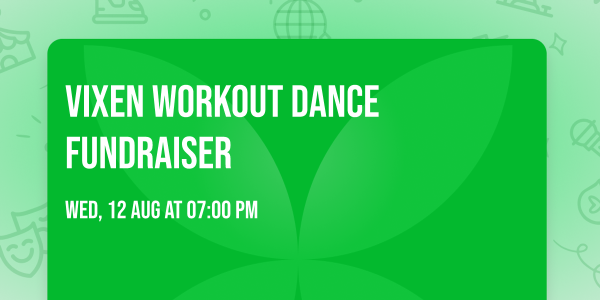 VIxen Workout Dance Fundraiser